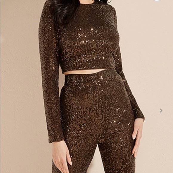 Marciano Sequin Set Top & Bottom - Picture 2 of 9